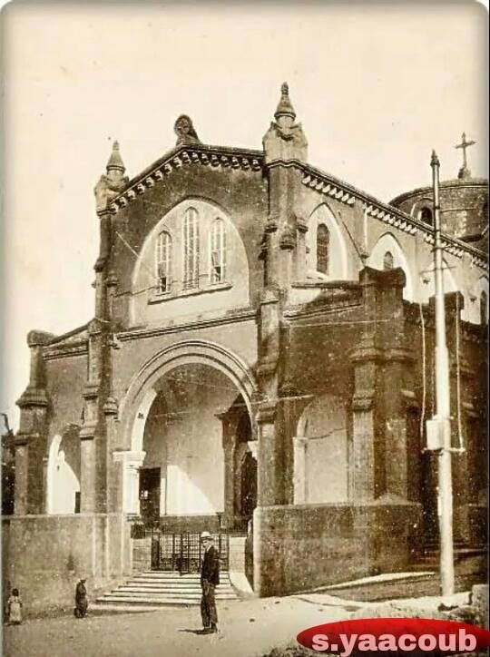 كنيسة الآباء الكبوشيين بيروت في العشرينات 